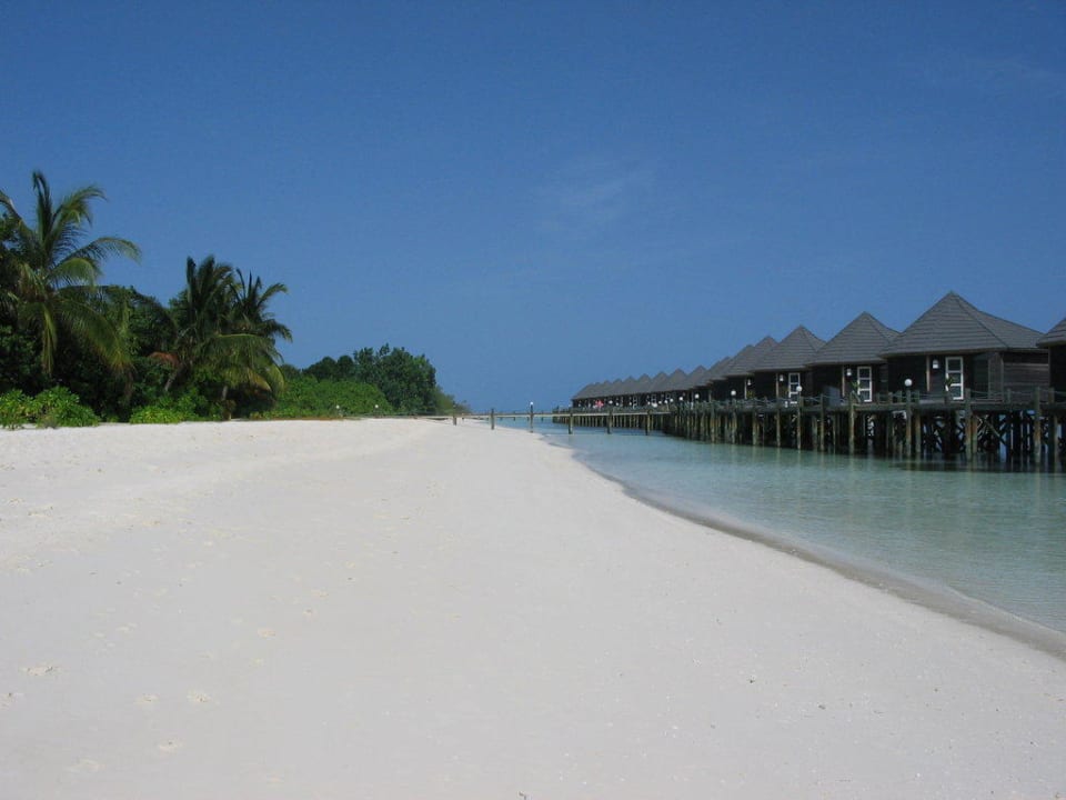 "Unsere" Strandseite Kuredu Island Resort & Spa