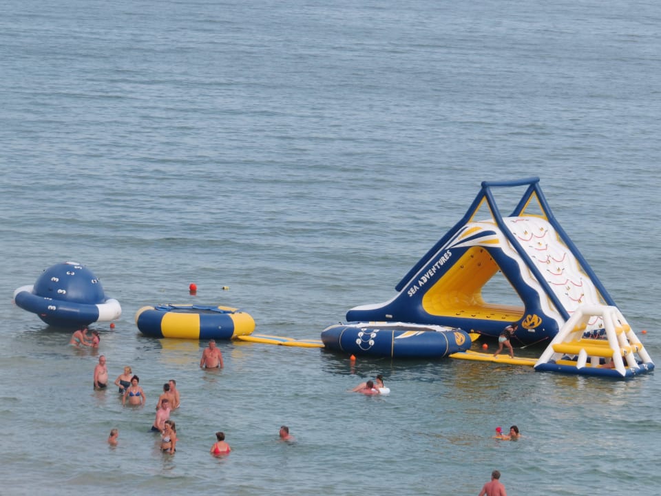 Direkt am Strand vorm Borjana Hotel Borjana