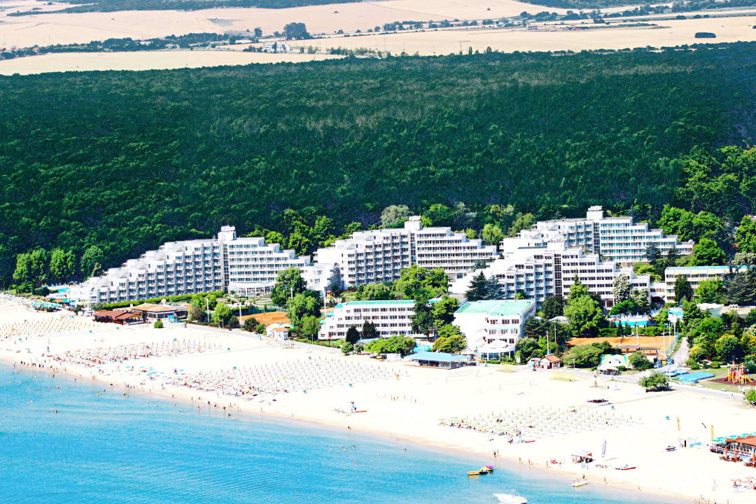 Außenansicht mit Strand Hotel Laguna Garden