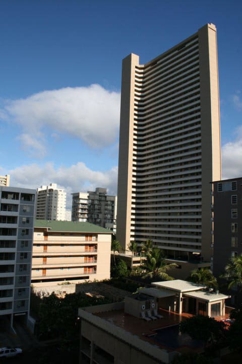 Ausblick vom Balkon Hotel Castle Hokele Suites Waikiki