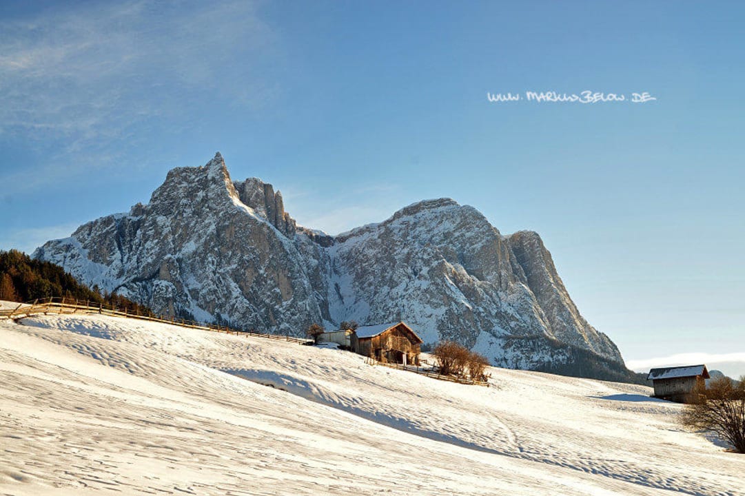 Blick aus dem Hotel. Hotel Roßlaufhof
