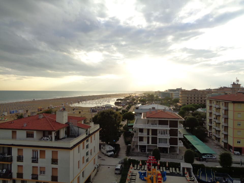 Ausblick von der Dachterasse Bibione Palace