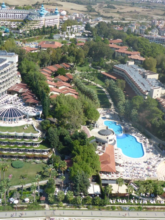 Hotelanlage vom Fallschirm aus gesehen Melas Holiday Village