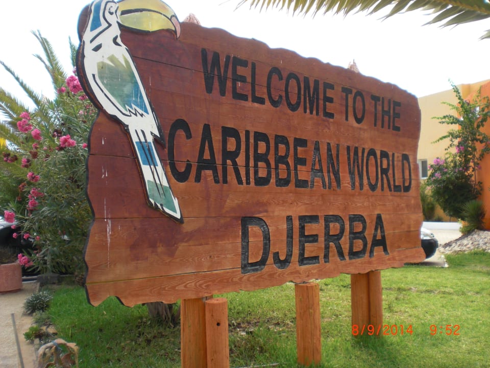 Die Einfahrt Caribbean World Thalasso Djerba