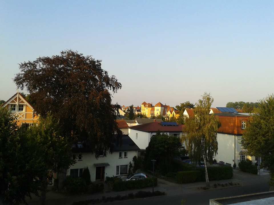 Ausblick von der Badterrasse Villa Düne