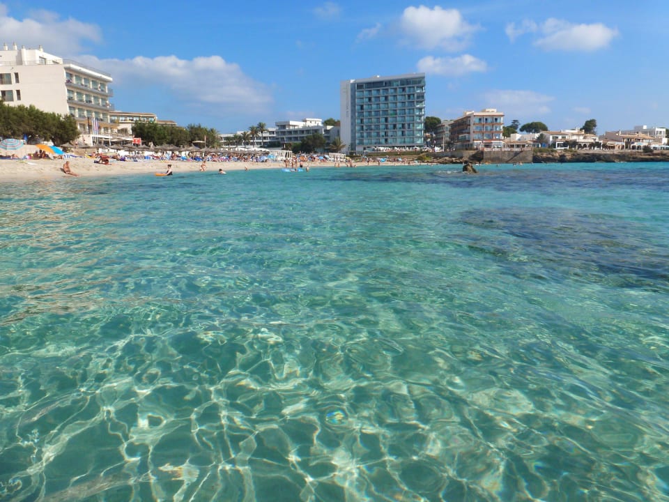 Wunderschöner Blick vom Meer zum Hotel Son Moll Sentits Hotel & Spa