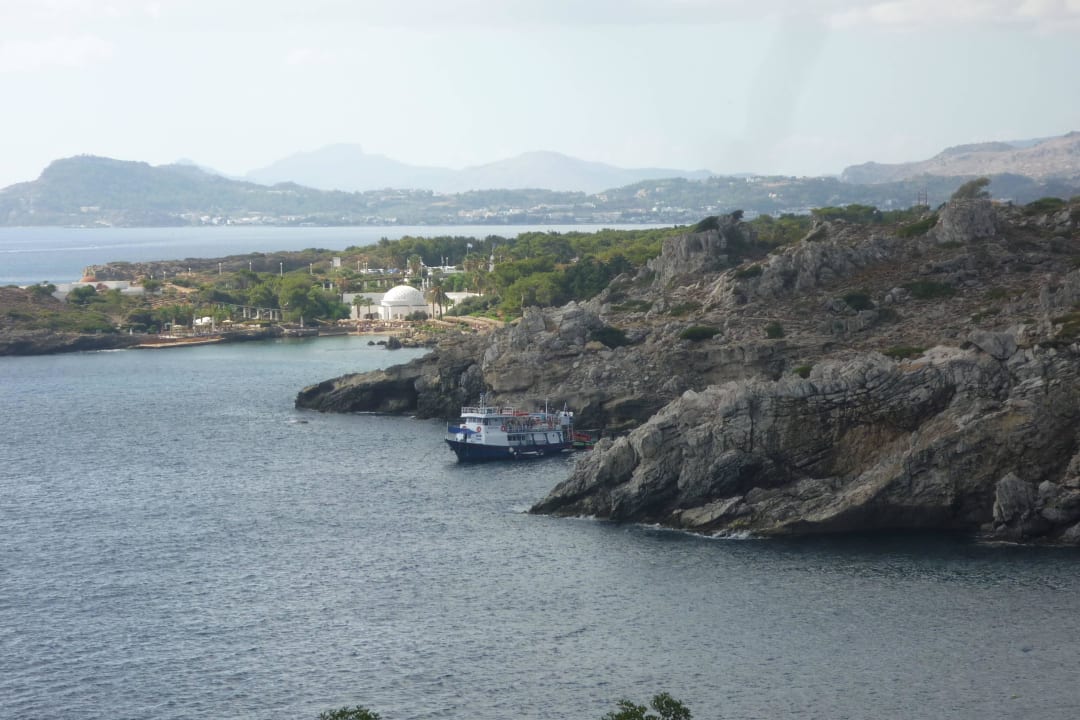 Blick auf die Therme Hotel Kalithea Horizon Royal
