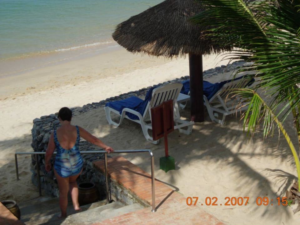 Abgang zum Strand Paradise Beach Resort, Samui