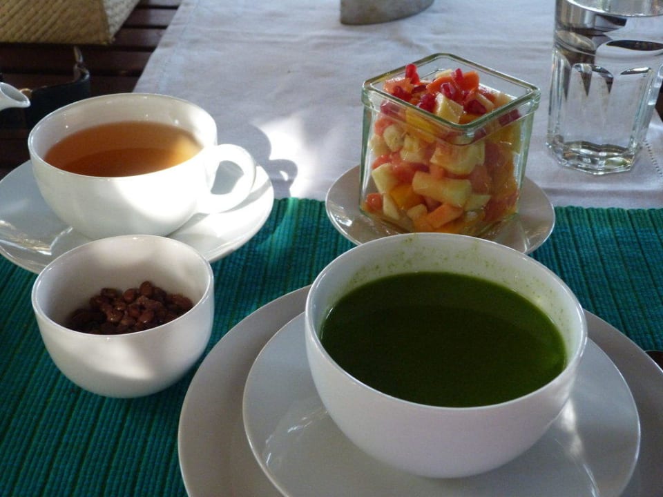 Typisches Frühstück mit  Shunyata Villa
