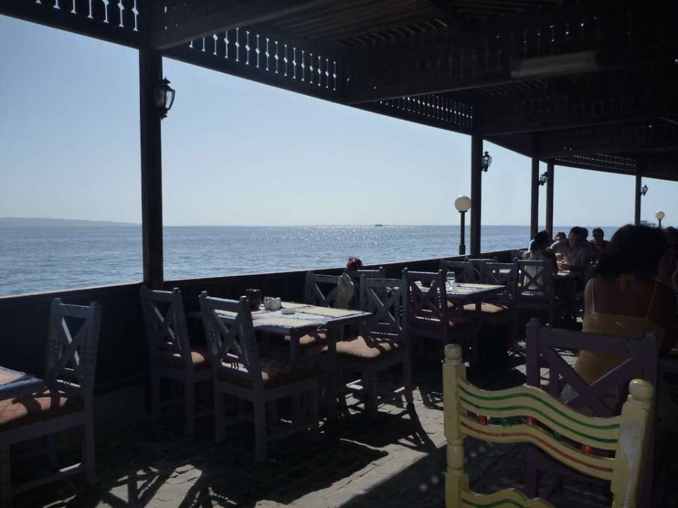 Ausblick auf das Meer vom Restaurant Arabella Azur Resort