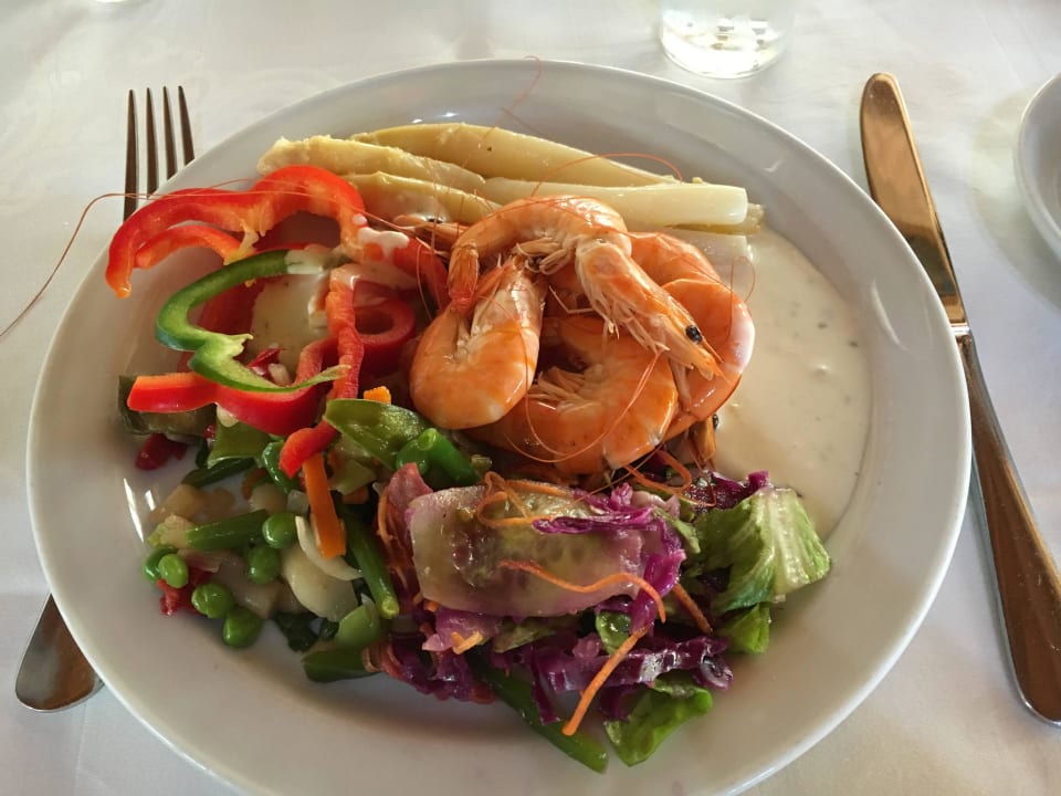 Leckeres Essen mit Gambas!  SBH Costa Calma Beach Resort