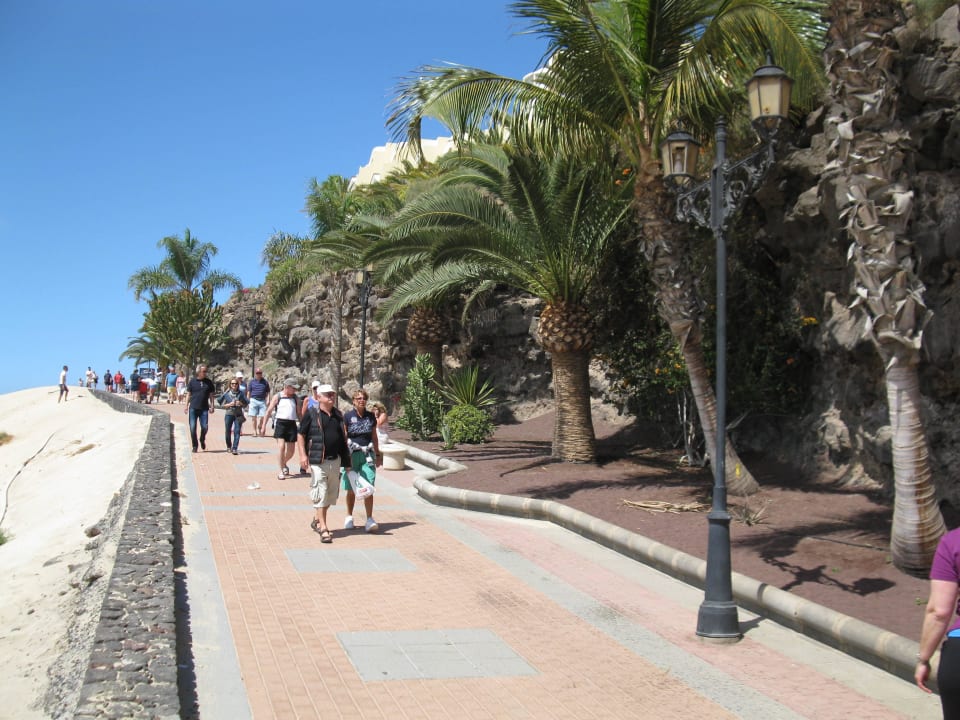 Weg direkt vom Hotel nach Morro Jable Hotel Riu Palace Jandia