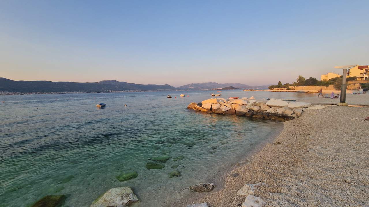 Strand Apartment in Arbanija with sea view, terrace, air conditioning, WiFi 5139-3