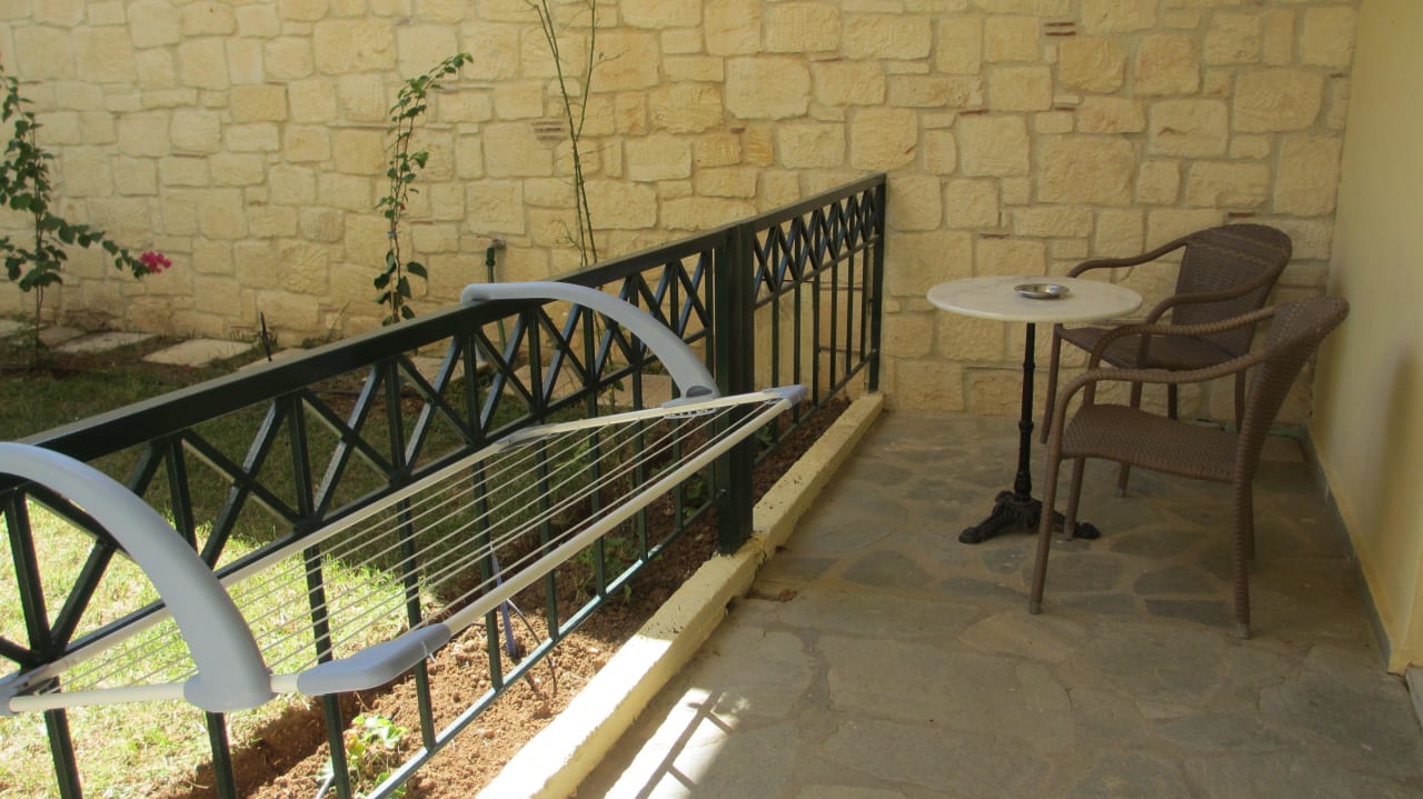 Terrasse Zimmer 232A Hotel Portes Beach