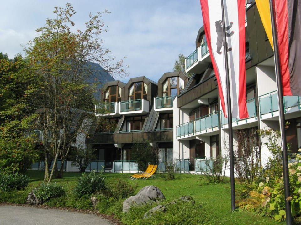 Blick auf die Eingangsseite Amber Hotel Bavaria