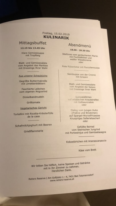 Gastro Reiters Finest Family Hotel