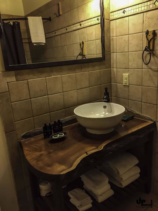 Badezimmer The Lodge at Black Rapids