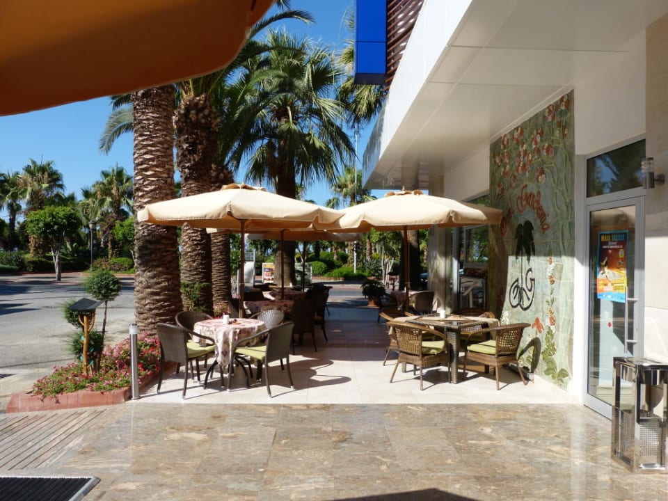 Restaurant, Außenbereich Gardenia Hotel
