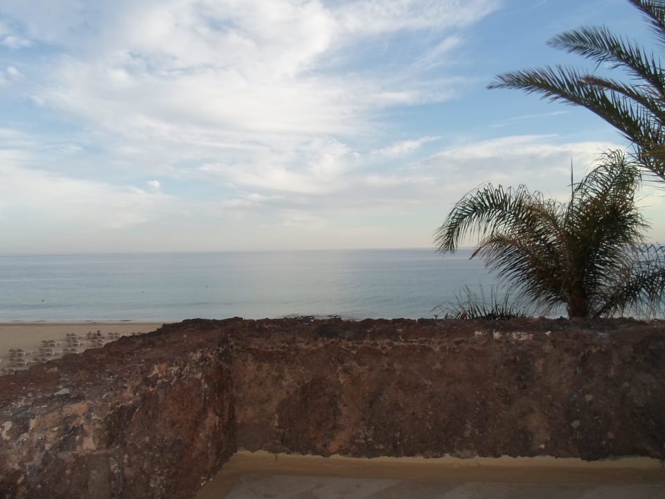 Blick vom Balkon auf den Strand Hotel Riu Palace Jandia