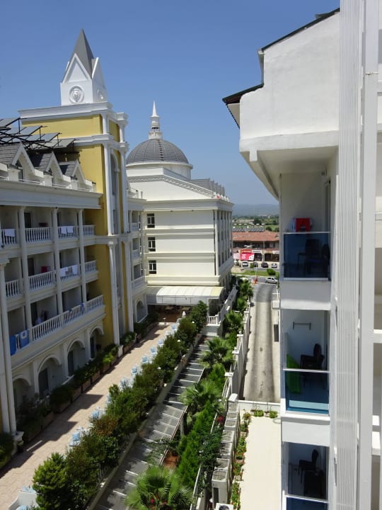 Blick vom Balkon Palm World Side Resort & Spa