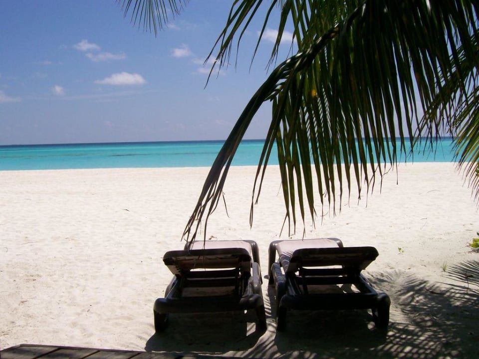 Blick vom Bungalow Kuredu Island Resort & Spa