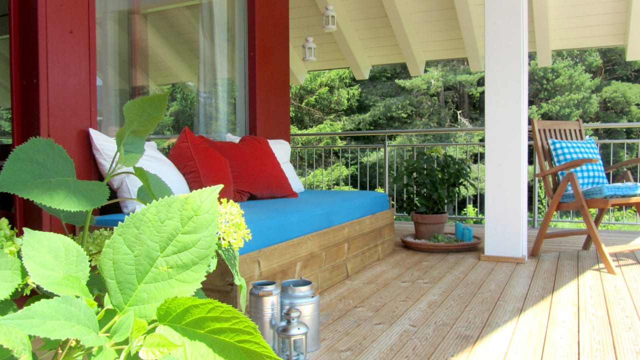 Balkon Appartement Landleben Ferienhaus Melita