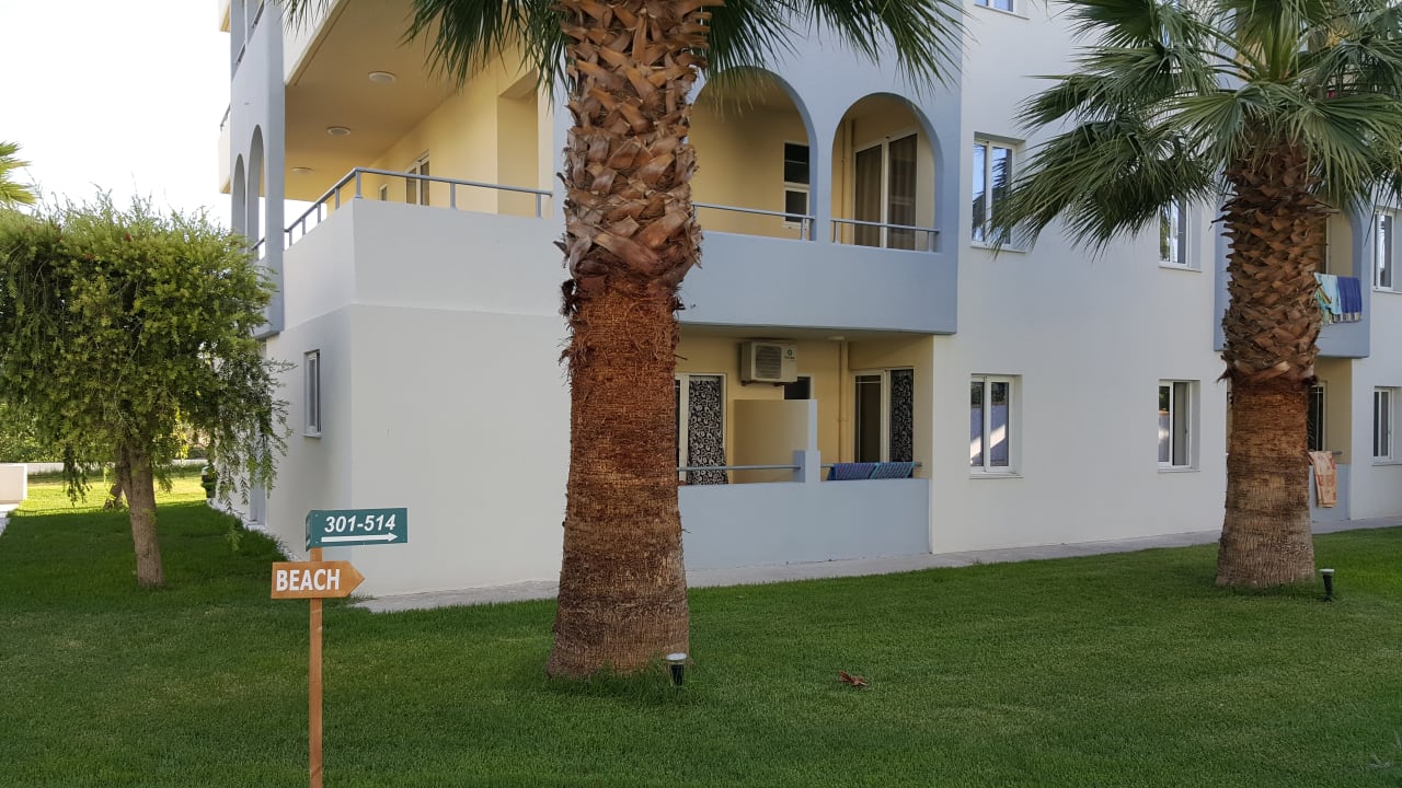 Gartenanlage Hotel Memphis Beach