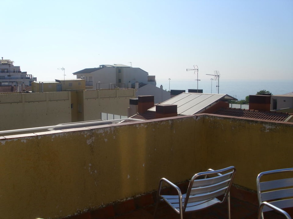 Ein Teil der Aussicht von unserem Balkon Hotel Oasis Park Splash