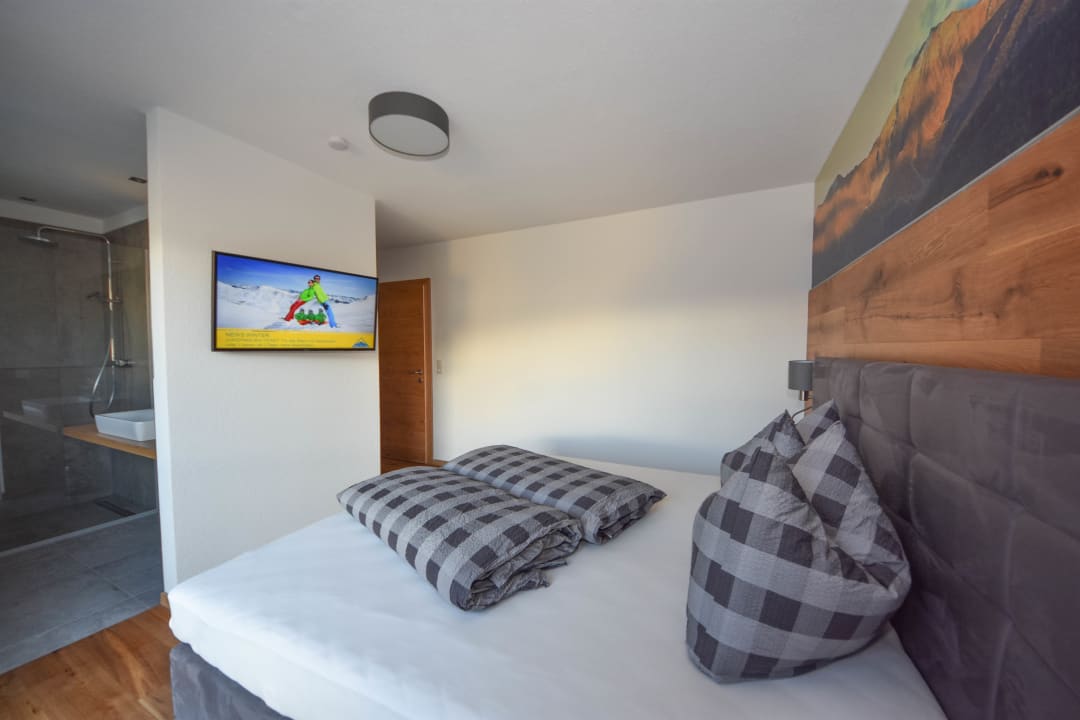 Schlafzimmer Apartment Alpenzeit