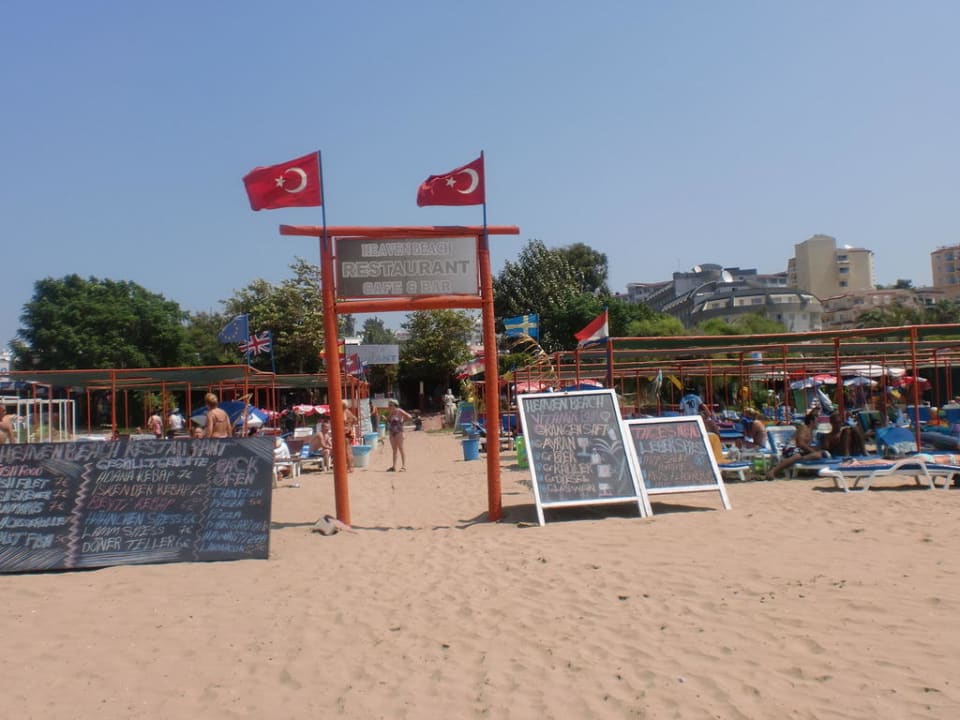 Strandabschnitt des Hotels Hotel Helios