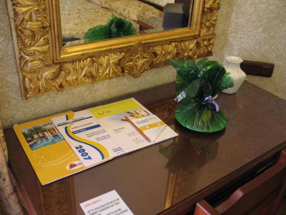 Präsentkorb des Hauses Hotel Yetkin