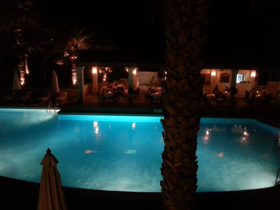 Griechisches Restaurant Abends Phãea Cretan Malia