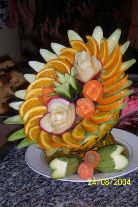 Deko am Buffet VONRESORT Golden Beach