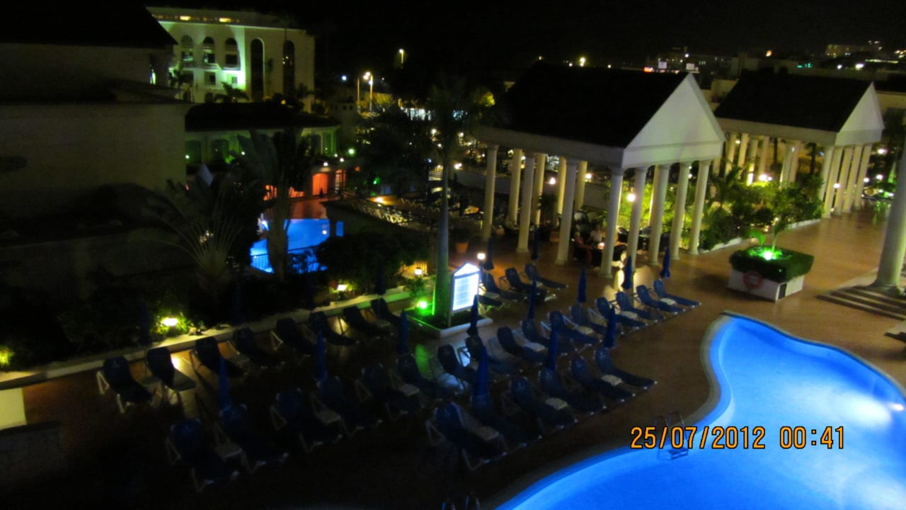 Nächtlicher Blick vom Balkon Princess Inspire Tenerife