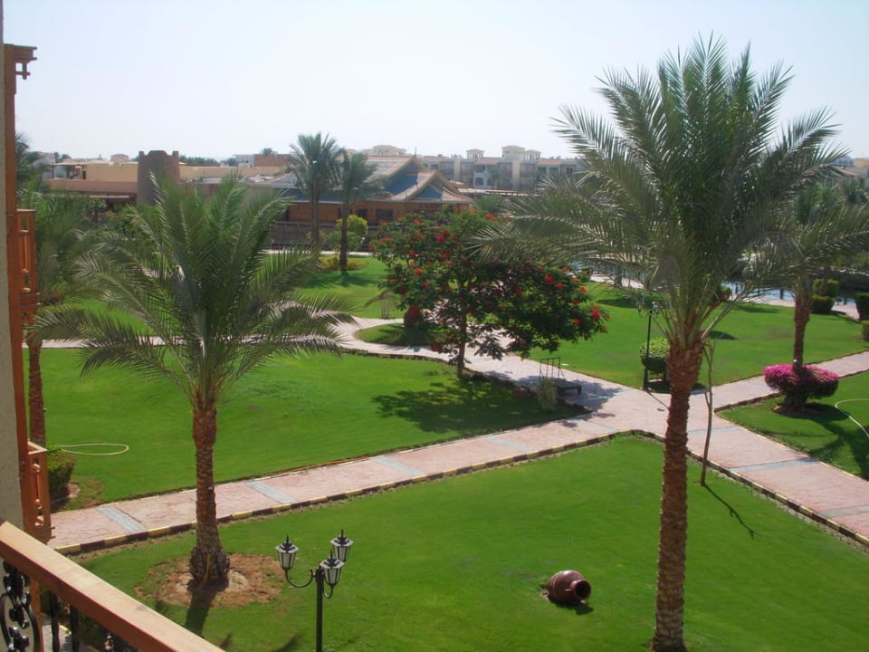 Ausblick vom Zimmer Pickalbatros Dana Beach Resort - Hurghada