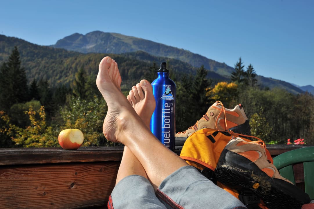 Ausblick auf die Berge Reit im Winkl Haus Lofertal