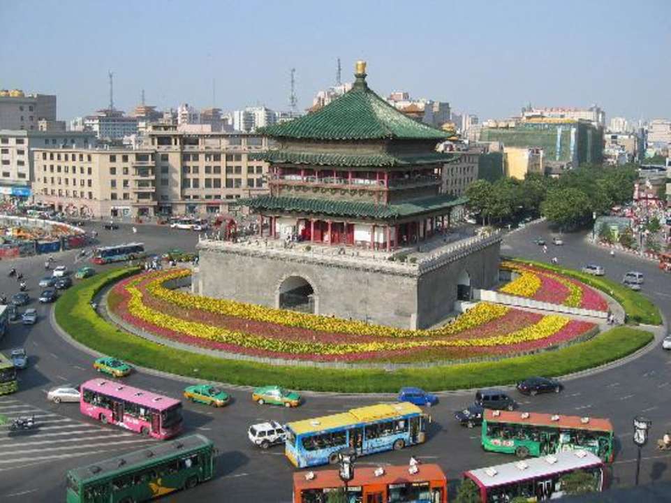 Vistas desde el hotel Bell Tower Hotel Xi'an