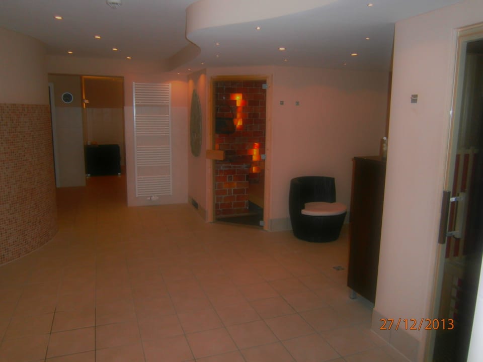 Der Blick zur Salzsauna VitalHotel Ascona