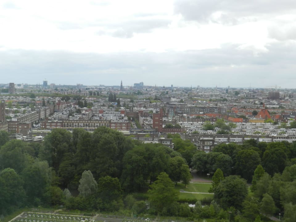 Sicht vom 17. Stock Leonardo Hotel Amsterdam Rembrandtpark