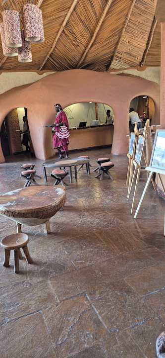 Lobby Hotel Amboseli Sopa Lodge