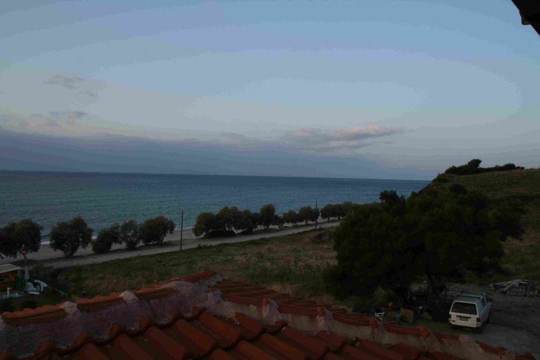 Ausblick in die westliche Richtung Thassos Hotel Grand Brach