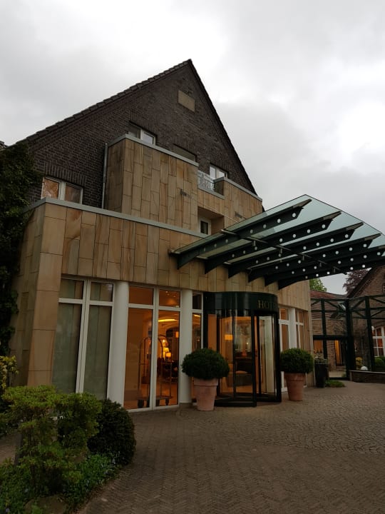 Eingangsbereich Haupthaus Landhotel Voshövel