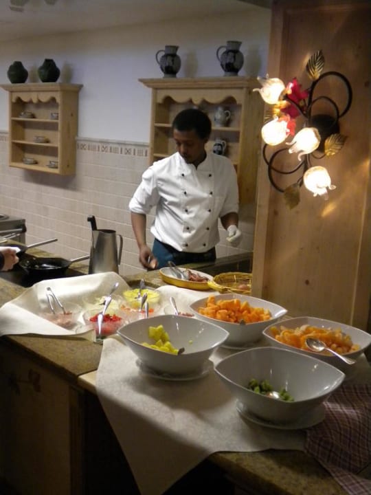 Breakfast options Hotel Alpenhof