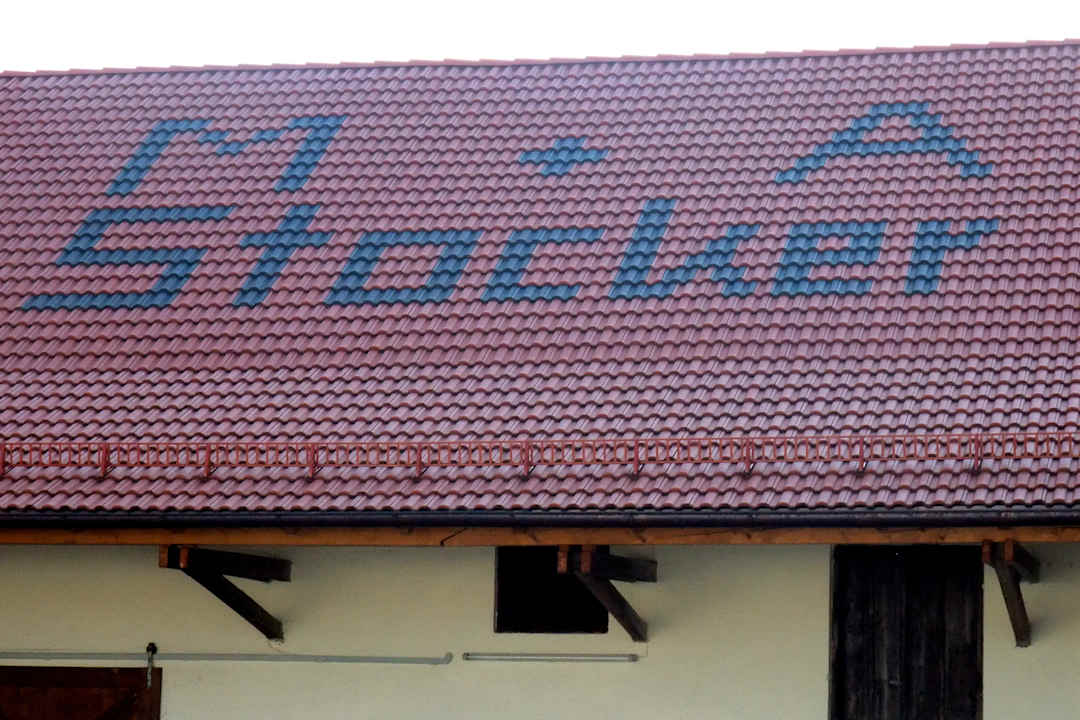 Dachinschrift Gasthof Stocker