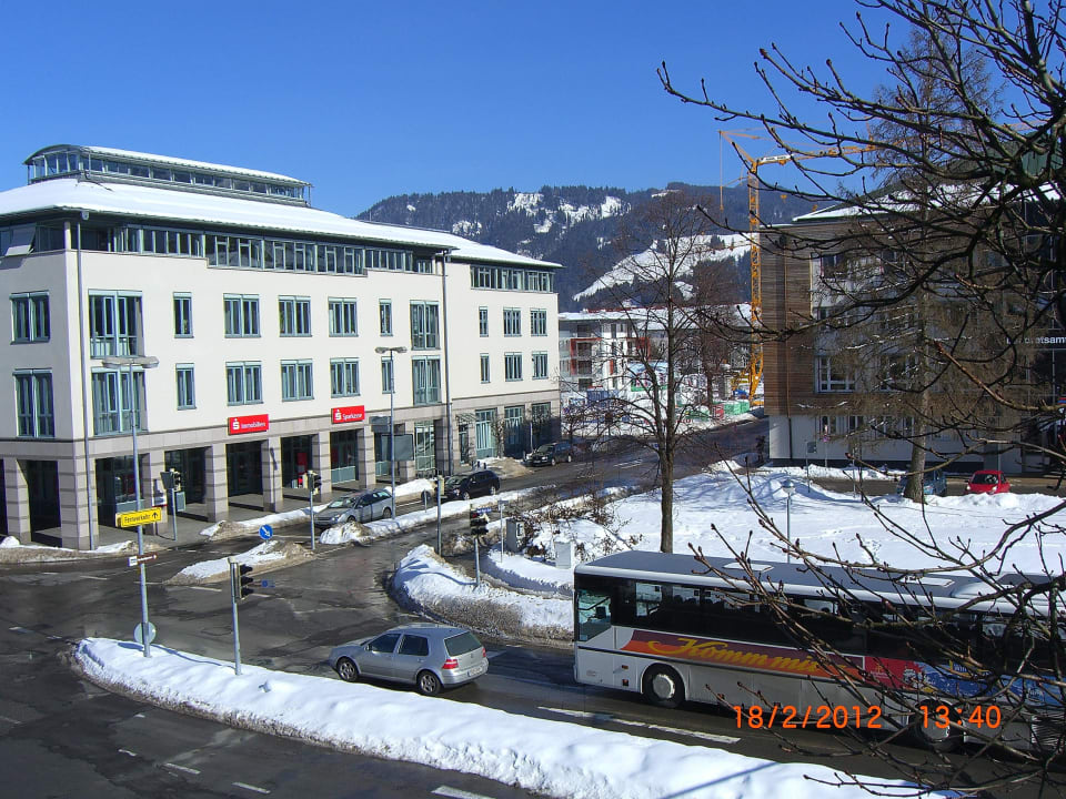 Ausblick vom Zimmer Hotel Deutsches Haus / Anno 1898