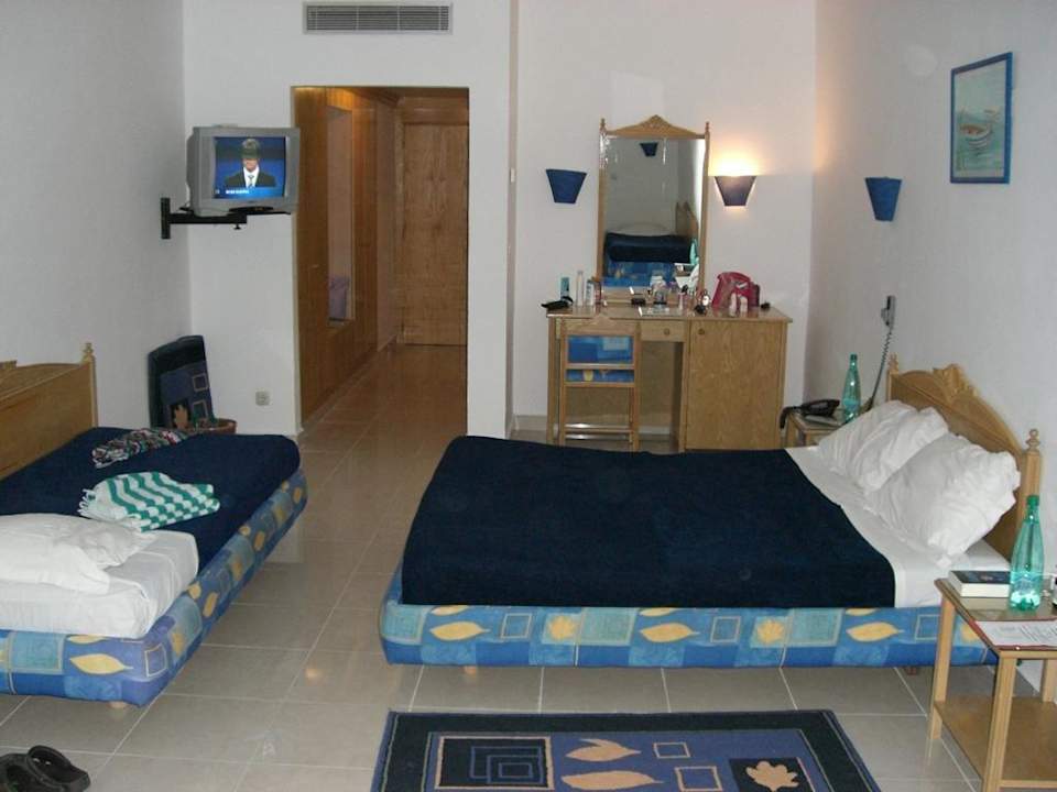 Blick vom Balkon ins Zimmer Mahdia Beach & Aquapark