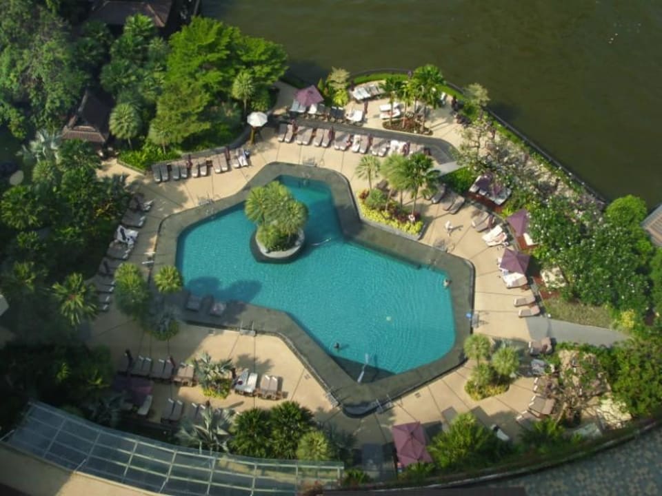 Blick aus dem Hotelzimmer Shangri-La Hotel, Bangkok