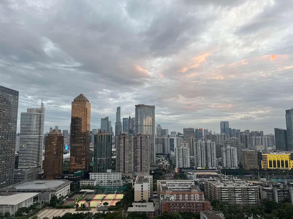 Ausblick Hilton Guangzhou Tianhe