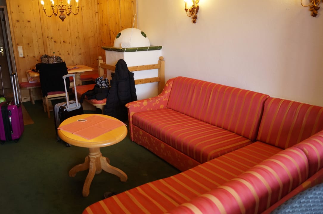 Sitzgelegenheit inkl. Kachelofen Das Kaltschmid - Familotel Tirol