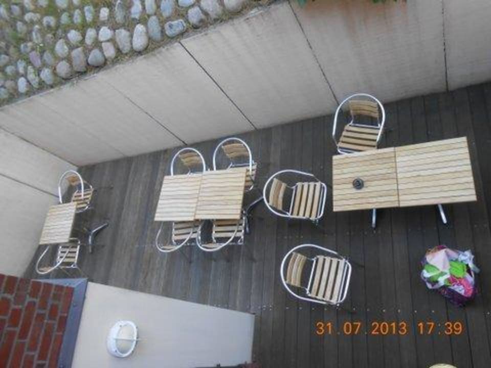 Frühstücksterrasse Lieblingsplatz Strandhotel